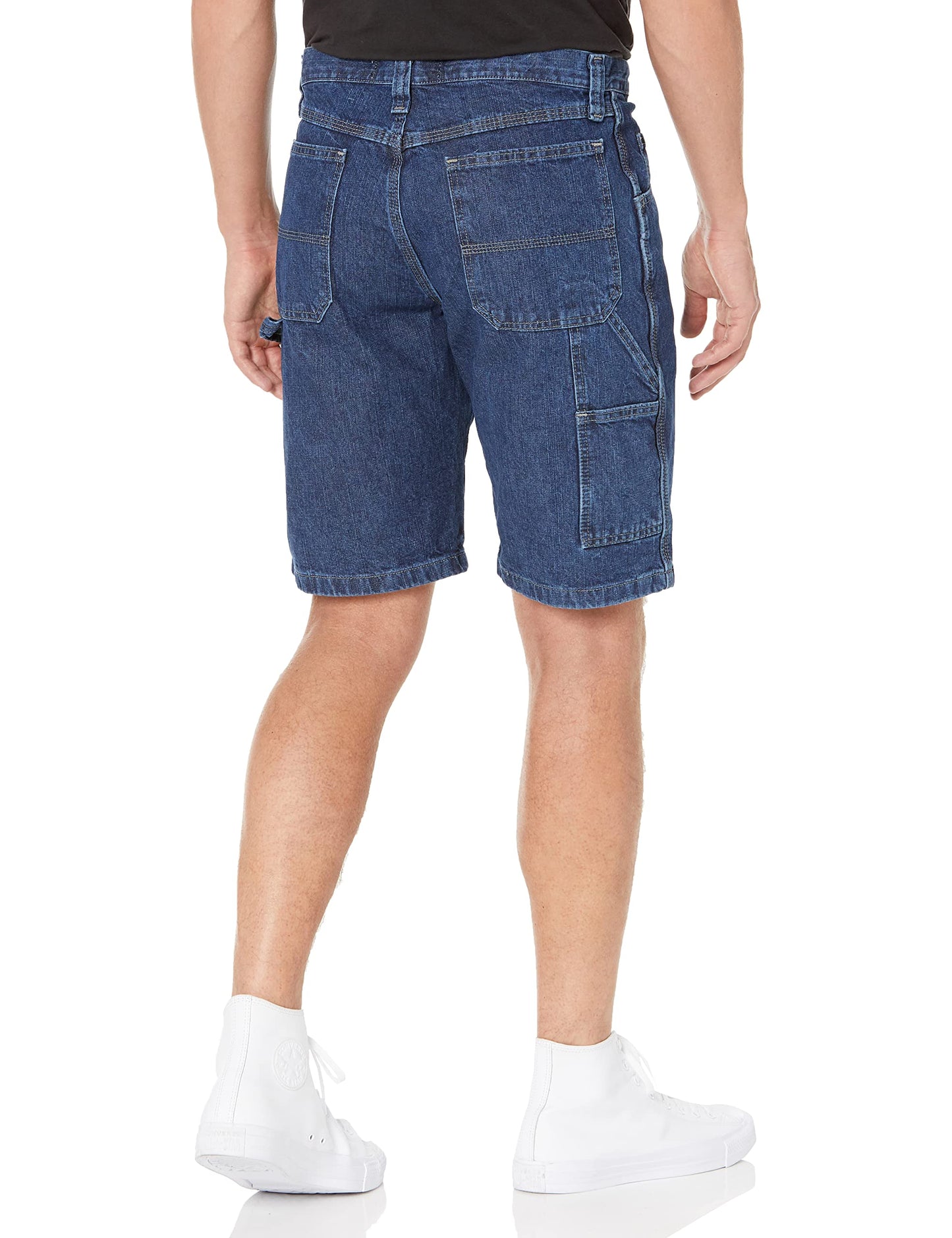 Wrangler Authentics Men's Loose Fit Carpenter Short, Retro Stone, 30