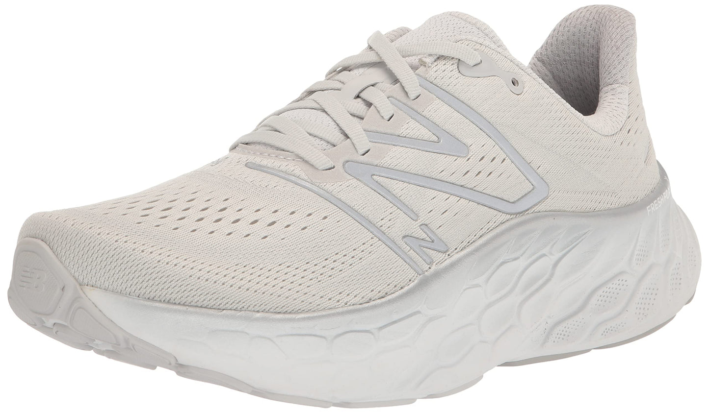New Balance Women's Fresh Foam X More V4 Running Shoe, Summer Fog/Rain Cloud, 12