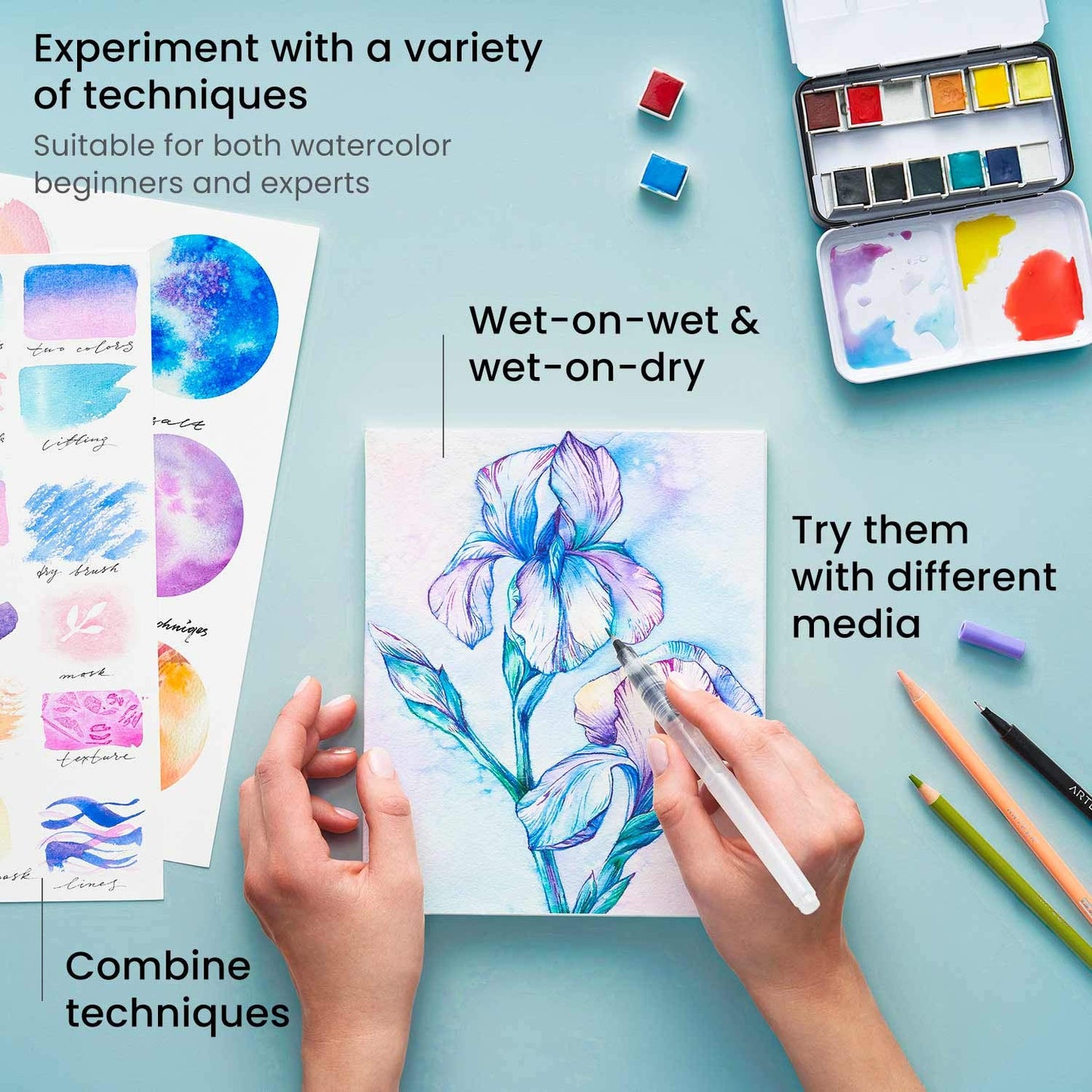 Arteza Watercolor Painting Art Set