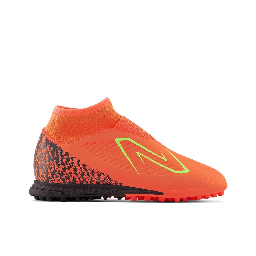New Balance Boy's Tekela V4 Magique Tf Soccer Shoe, Neon Dragonfly/Black/Coloro Green, 1.5 Little Kid