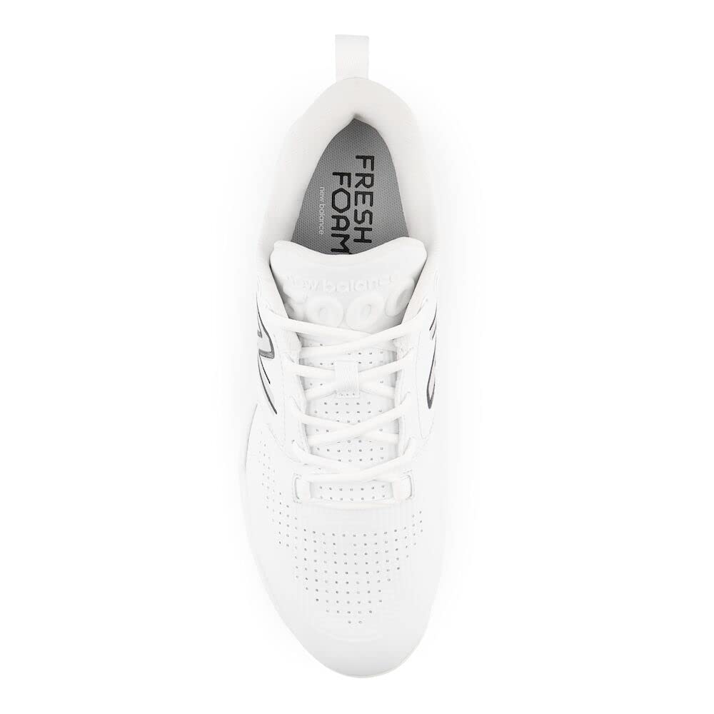 New Balance Men's Fresh Foam X 3000 V6 Metal Baseball Shoe, White/Castlerock, 7 Wide