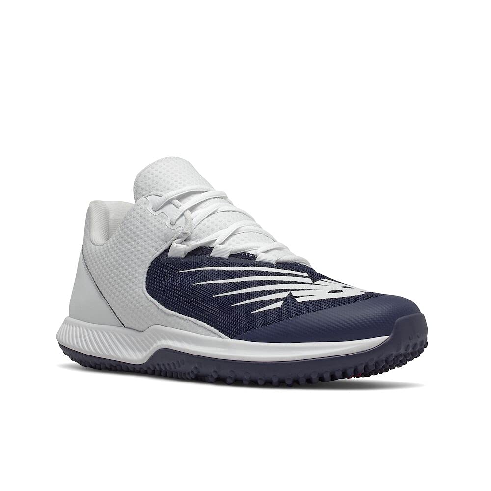 New Balance Men's FuelCell 4040 V6 Turf-Trainer Baseball Shoe, Team Navy/White, 15 Wide
