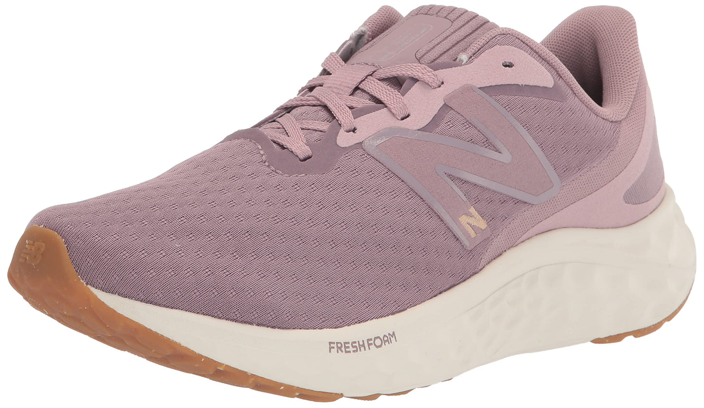 New Balance Women's Fresh Foam Arishi V4 Running Shoe, Lilac Chalk/Violet Shadow/Light Gold Metallic, 5.5 Wide