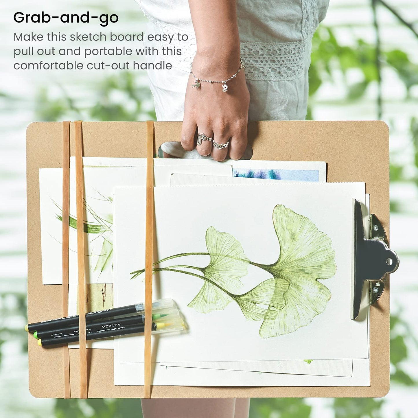 Arteza Clip Sketch & Draw Board, 13” x 17”