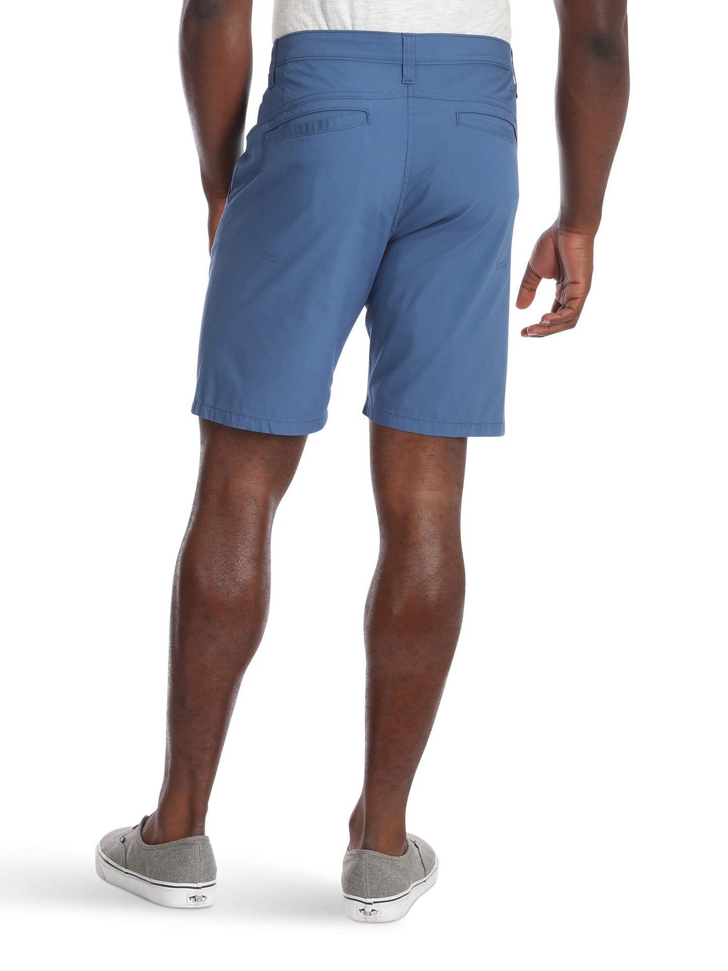 Wrangler Authentics Men's Performance Comfort Flex Flat Front Short, Galaxy Blue, 38