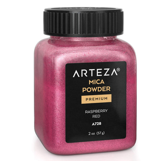 Arteza Mica Powder, 2oz (57g) - Raspberry Red A728