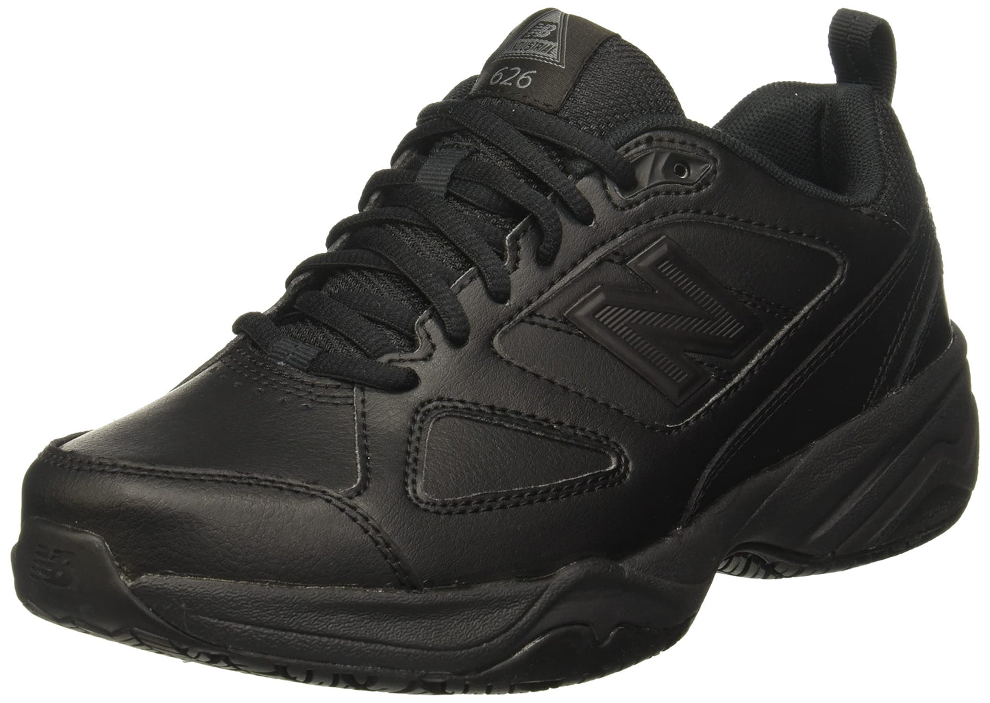 New Balance Women's Slip Resistant 626 V2 Industrial Shoe, Black, 8.5 Wide