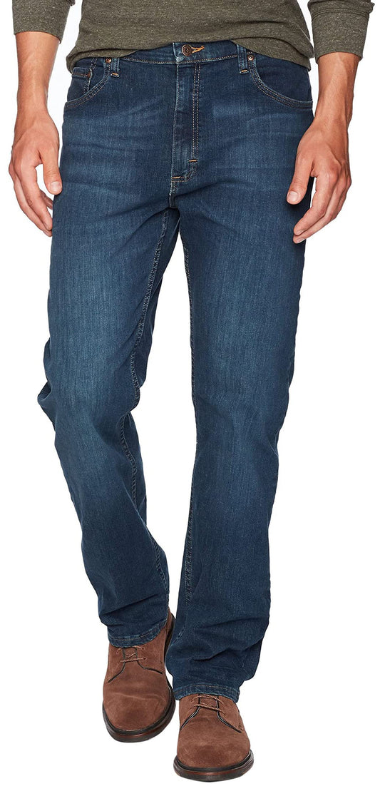 Wrangler Authentics Men's Classic 5-Pocket Regular Fit Jean, Twilight Flex, 30W x 34L