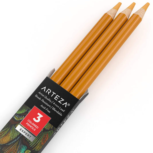 Arteza Expert Colored Pencils, Honey A076 - 3 Pack