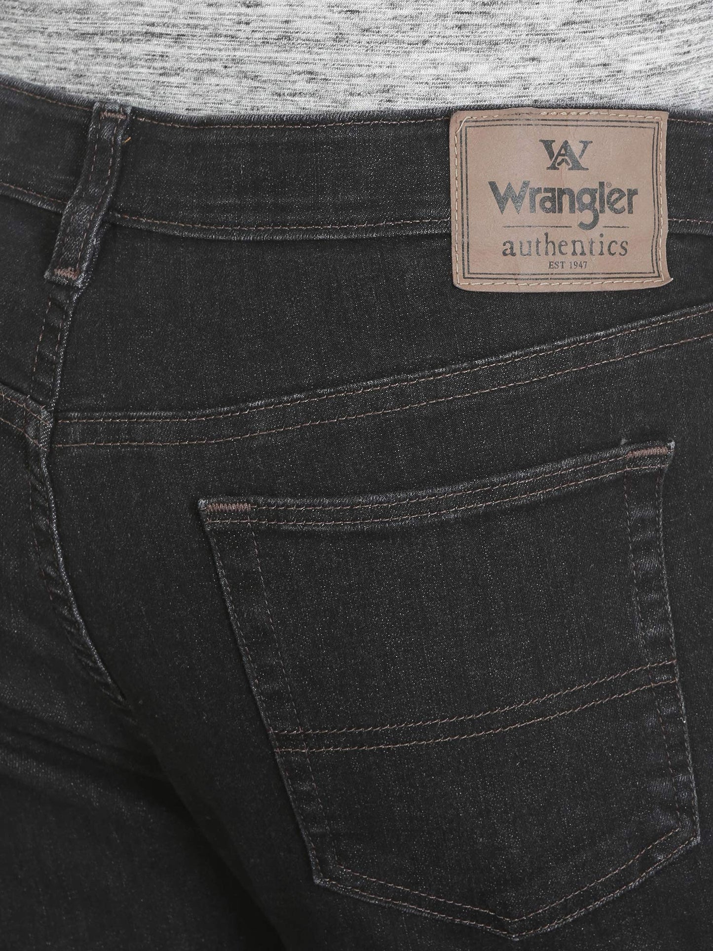 Wrangler Authentics Men's Big & Tall Comfort Flex Waist Relaxed Fit Jean, Dark Denim, 52W x 30L