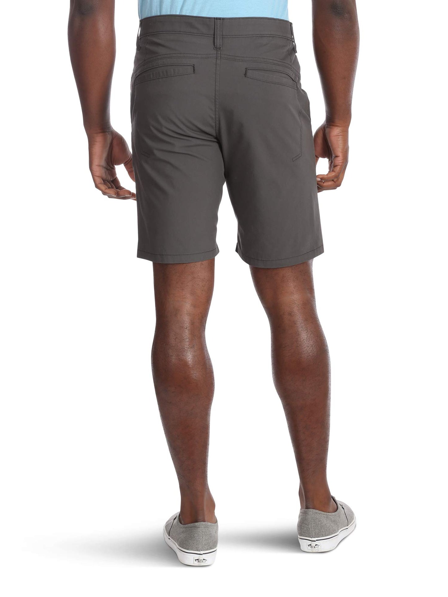 Wrangler Authentics Men's Performance Comfort Flex Flat Front Short, Anthracite, 36