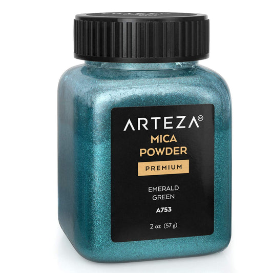 Arteza Mica Powder, 2oz (57g) - Emerald Green A753