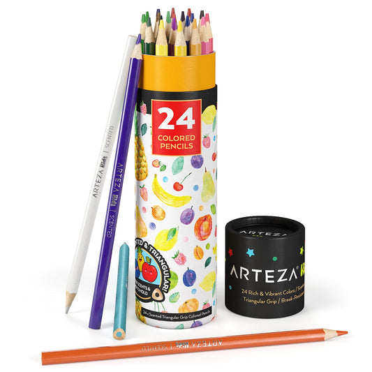 Arteza Kids Scented Colored Pencils - Set of 24