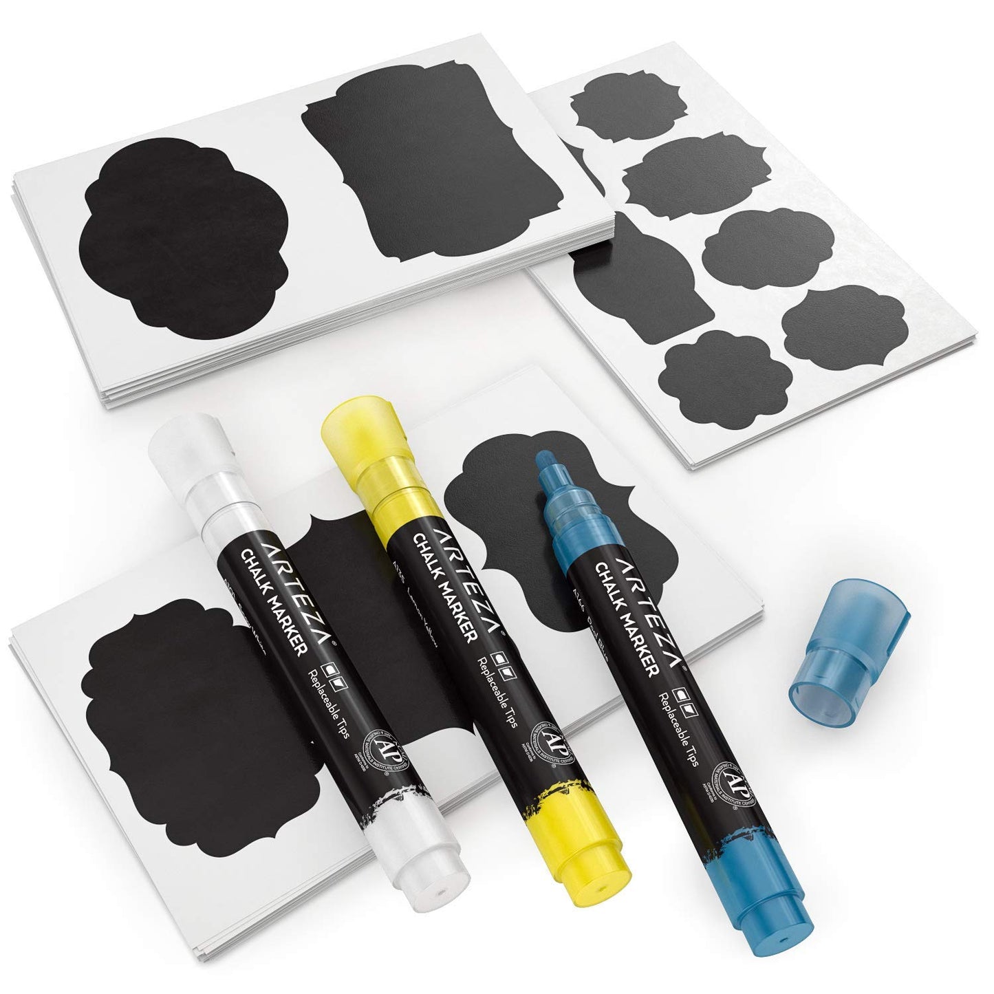 Arteza Chalkboard Markers & Sticker Sets - Colors