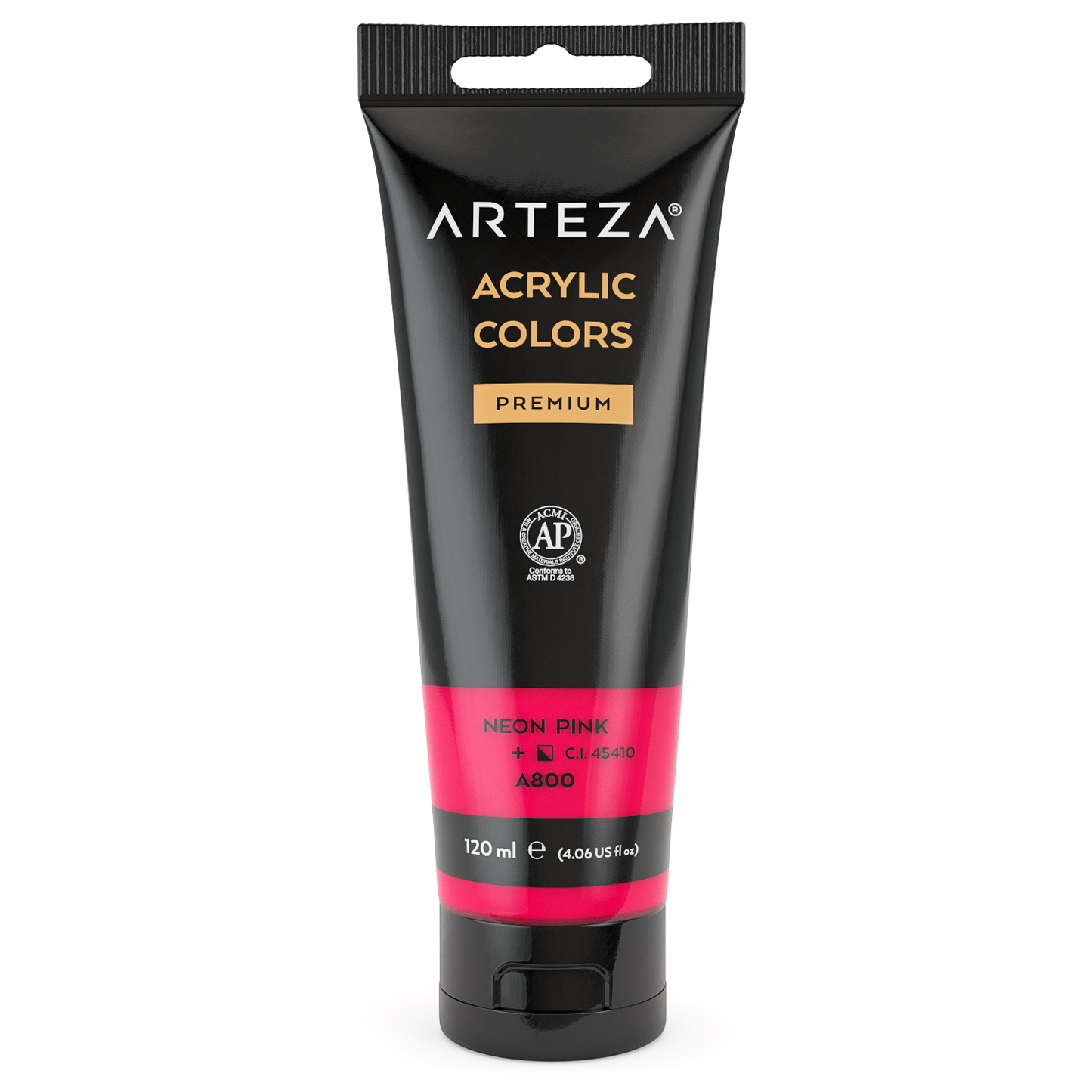 Arteza Acrylic Paint, 4oz Tube - Neon pink A157