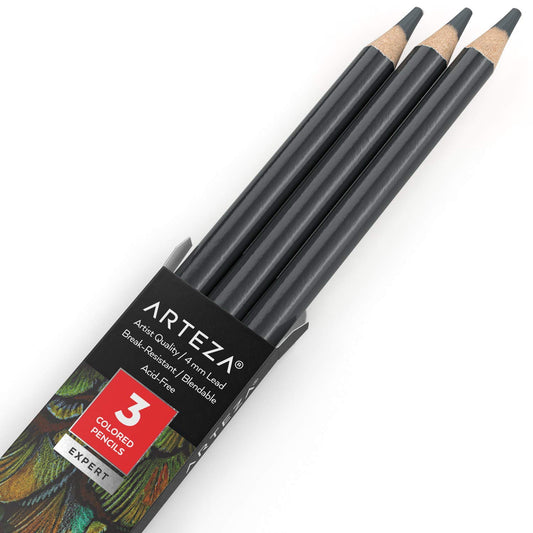 Arteza Expert Colored Pencils, A011 Koala Gray - 3 Pack