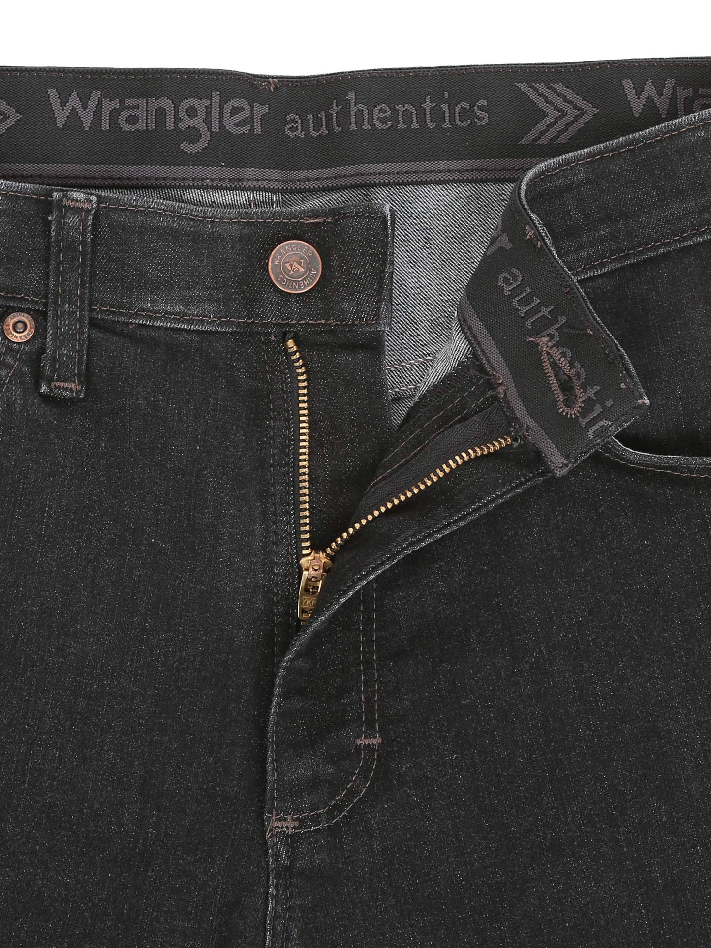 Wrangler Authentics Men's Big & Tall Comfort Flex Waist Relaxed Fit Jean, Dark Denim, 44W x 30L