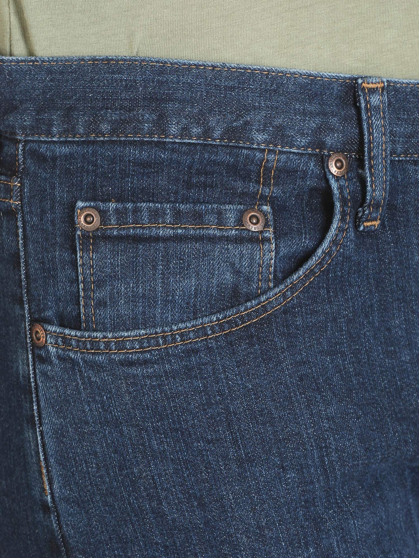 Wrangler Authentics Men's Classic 5-Pocket Regular Fit Jean, Dark Indigo Flex, 36W x 30L