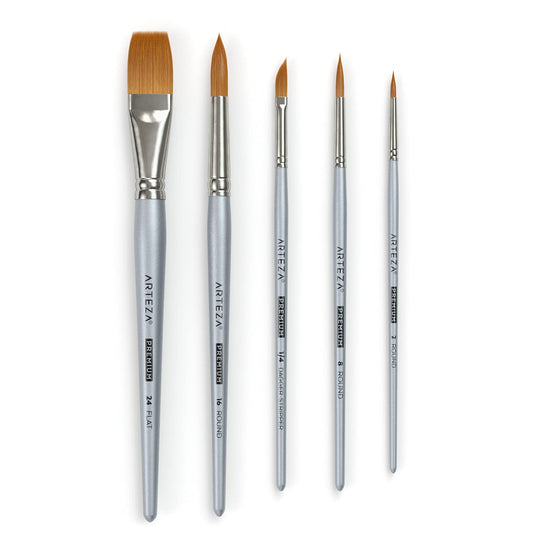 Arteza Watercolor Brushes - Set of 5