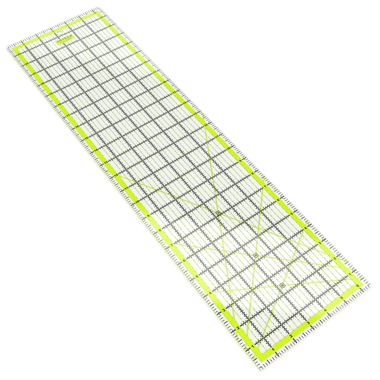 Arteza Acrylic Quilter's Ruler, 6.5" x 24"