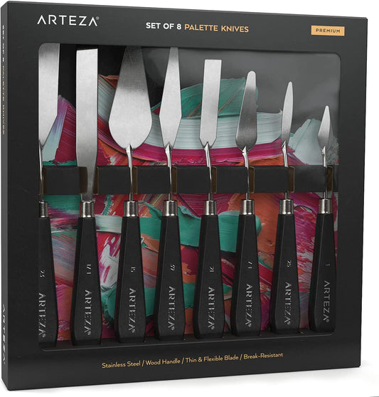 Arteza Palette Knives - Set of 8