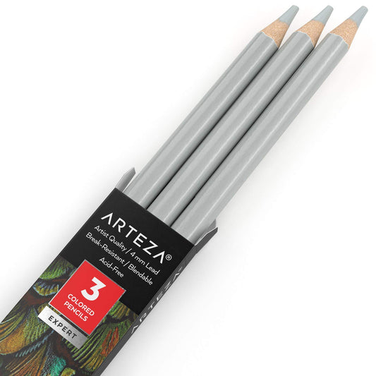 Arteza Expert Colored Pencils, A003 Dolphin Gray - 3 Pack