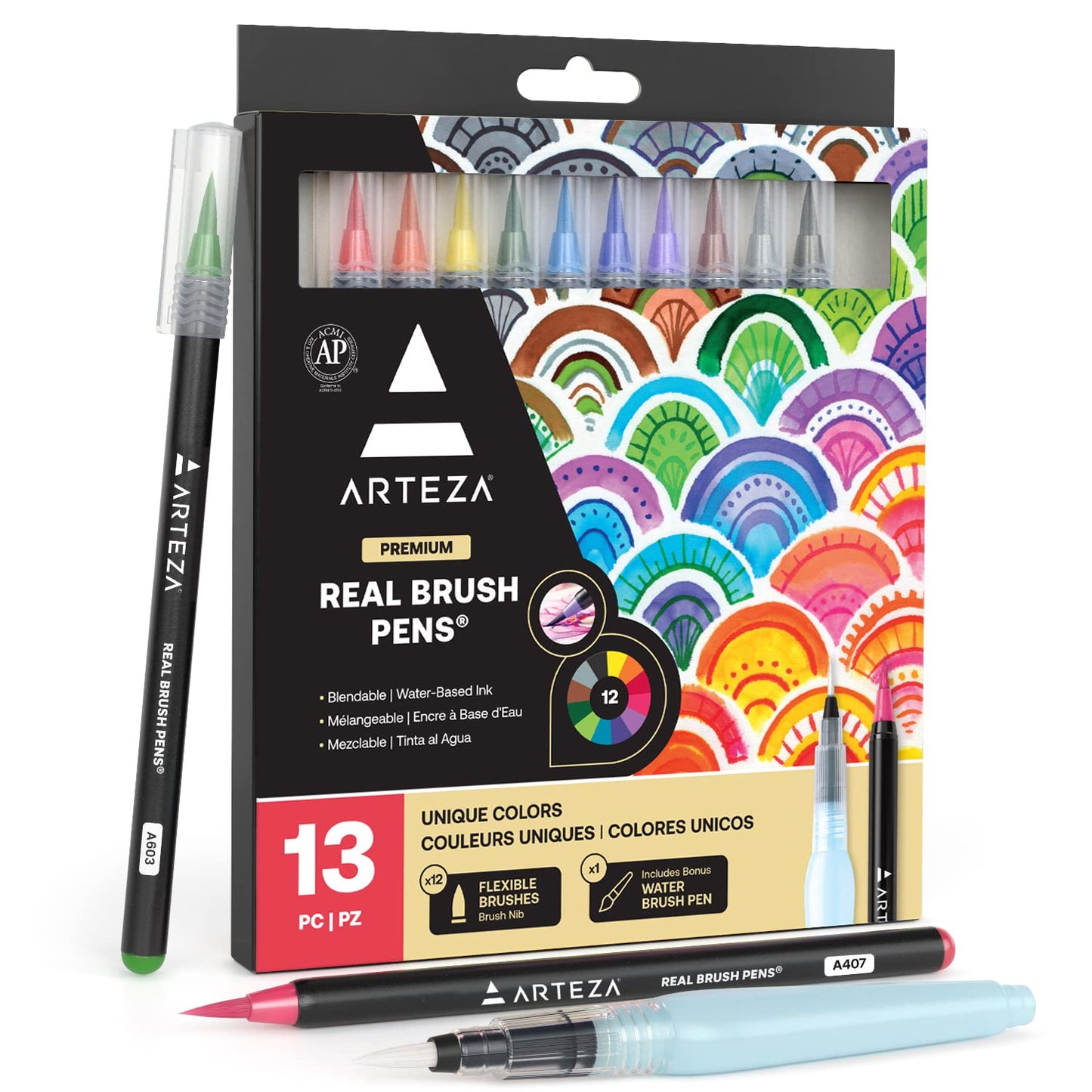 Arteza Real Brush Pens® - Set of 12