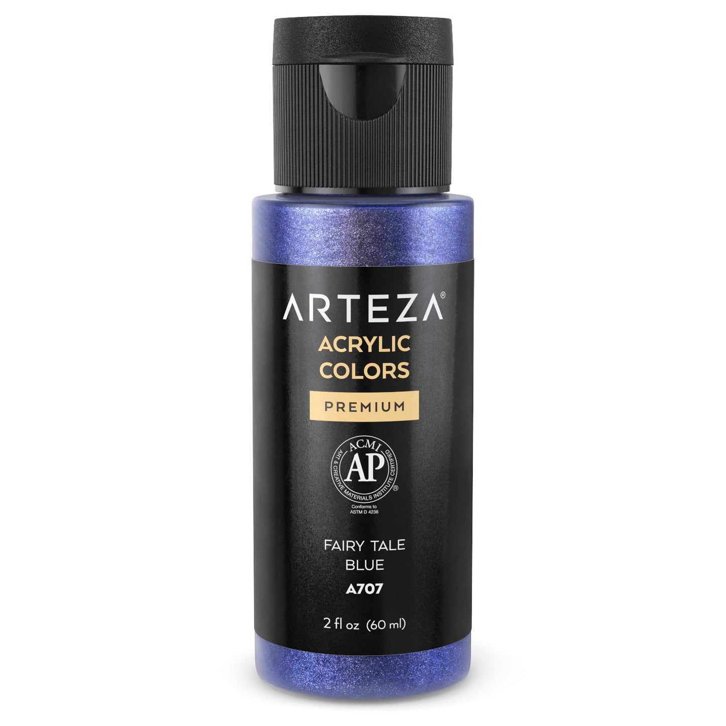 Arteza Iridescent Acrylic Paint, 2oz Bottle - B7 Fairytale Blue