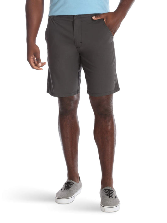 Wrangler Authentics Men's Performance Comfort Flex Flat Front Short, Anthracite, 36