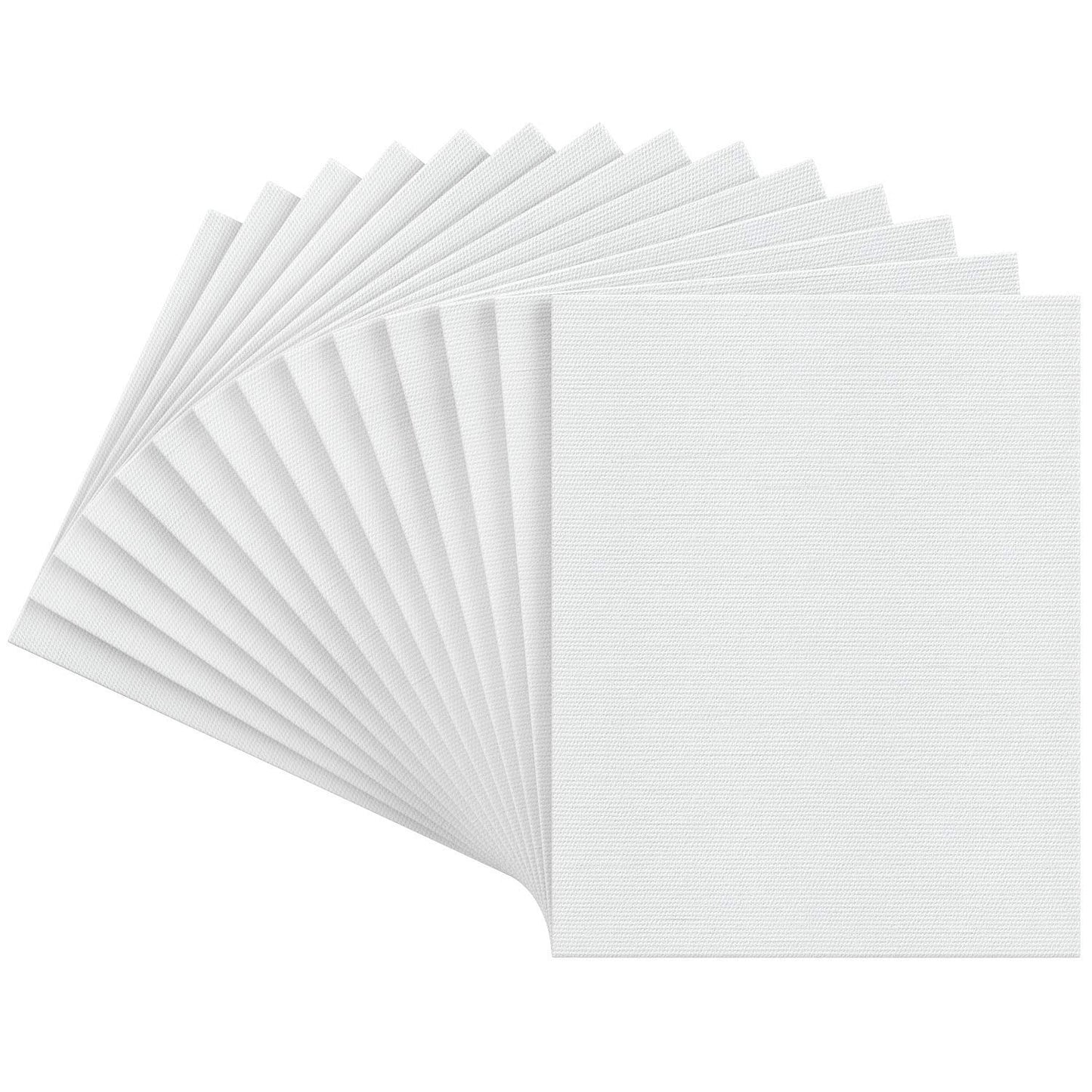 Arteza Premium Canvas Panels, 8" x 10" - Pack of 14