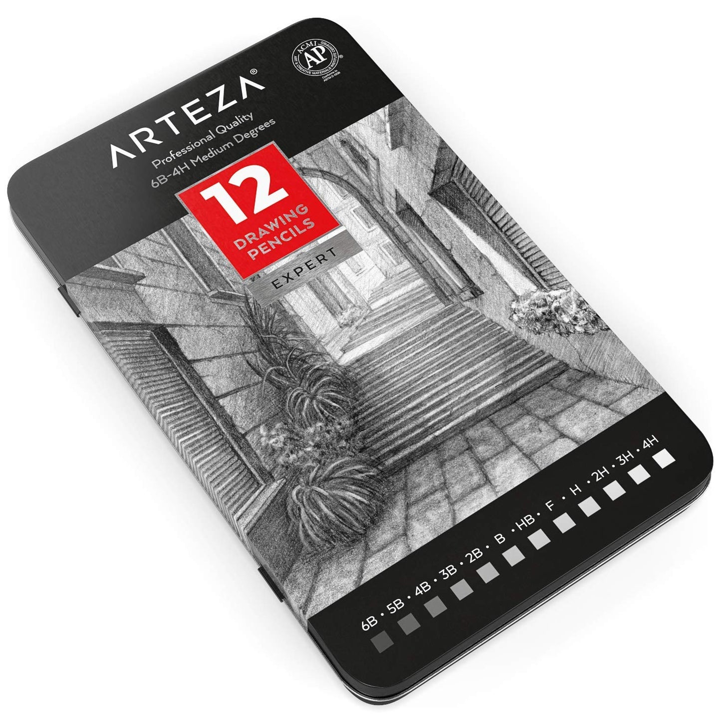 Arteza Expert Drawing Pencils - Set of 12