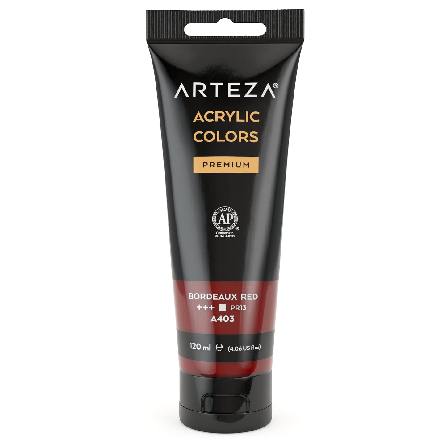 Arteza Acrylic Paint, 4oz Tube - Bordeaux Red A150