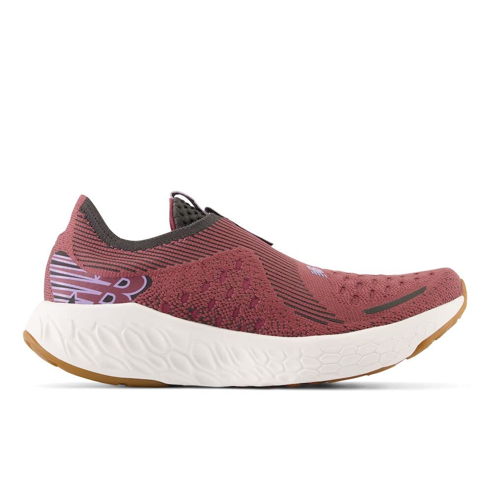 New Balance Women's Fresh Foam X 1080 Unlaced V1 Running Shoe, Washed Burgundy/Blacktop, 8