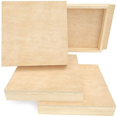 Arteza Wood Panels, 10" x 10" - Pack of 5