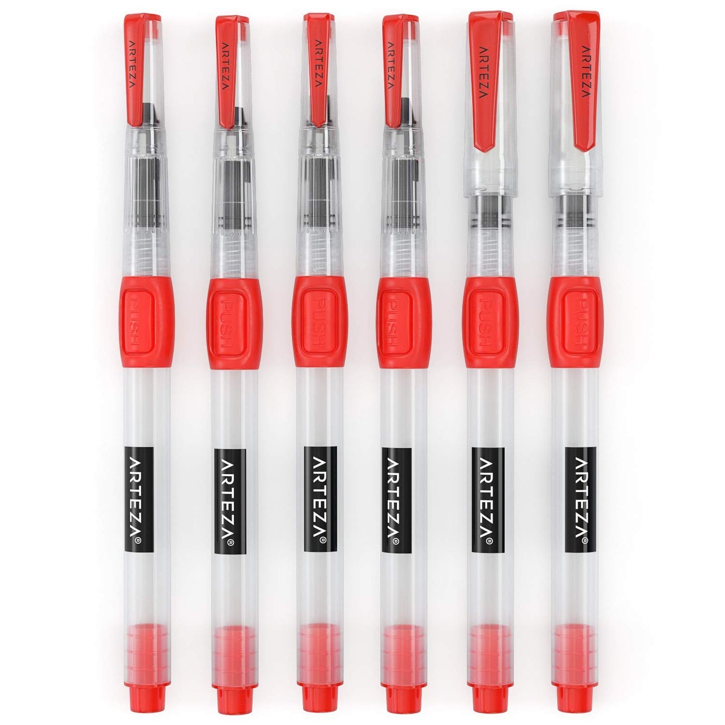 Arteza Water Brush Pens - Set of 6
