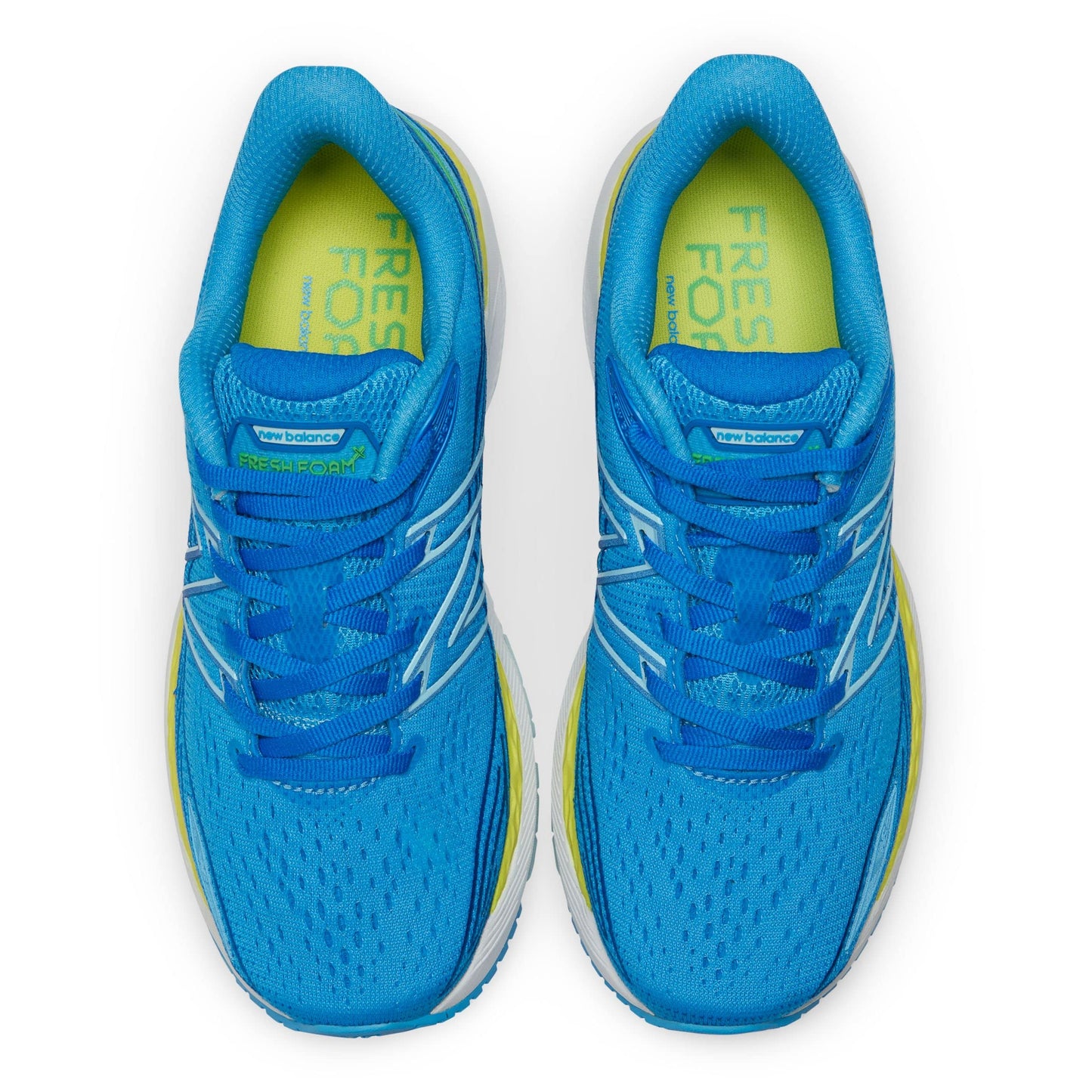 New Balance Women's Fresh Foam X 860 V12 Running Shoe, Vibrant Sky/Lemonade/Serene Blue, 6.5 Wide