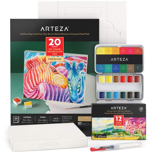 Arteza Watercolor Painting Art Set