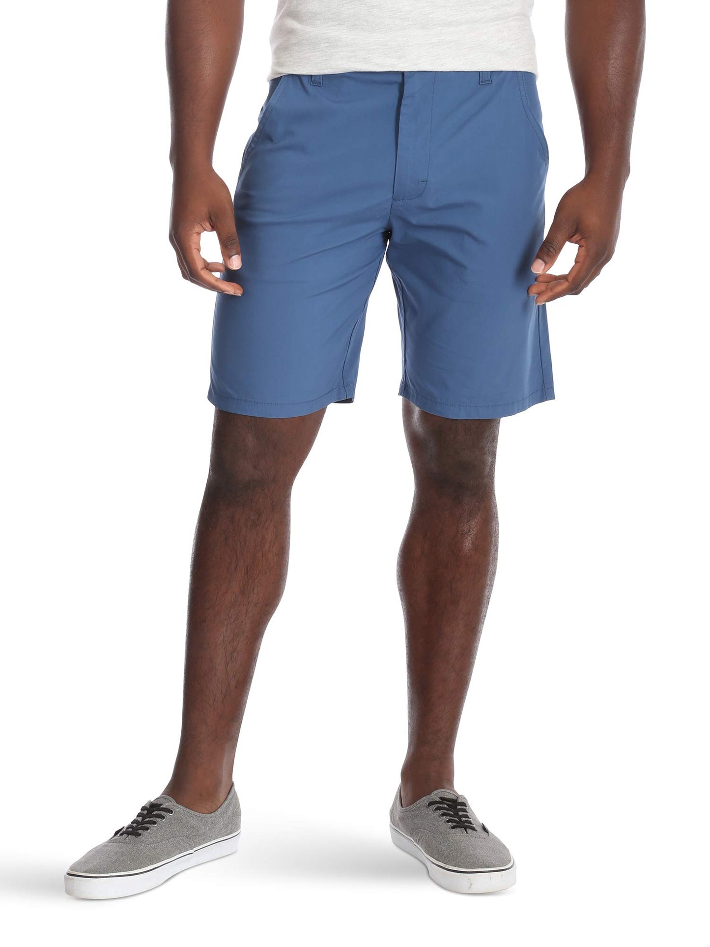 Wrangler Authentics Men's Performance Comfort Flex Flat Front Short, Galaxy Blue, 32