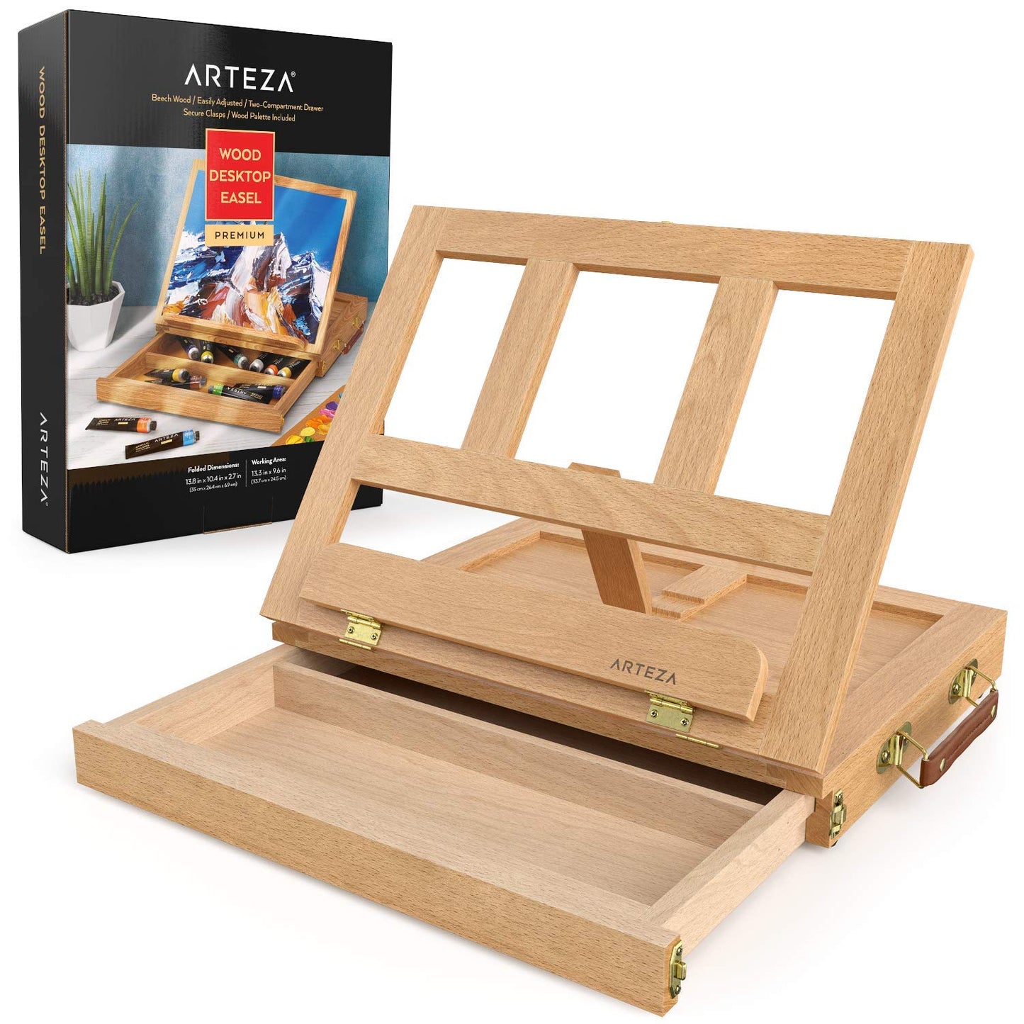 Arteza Tabletop Easel, 13.38 x 10.25 x 2