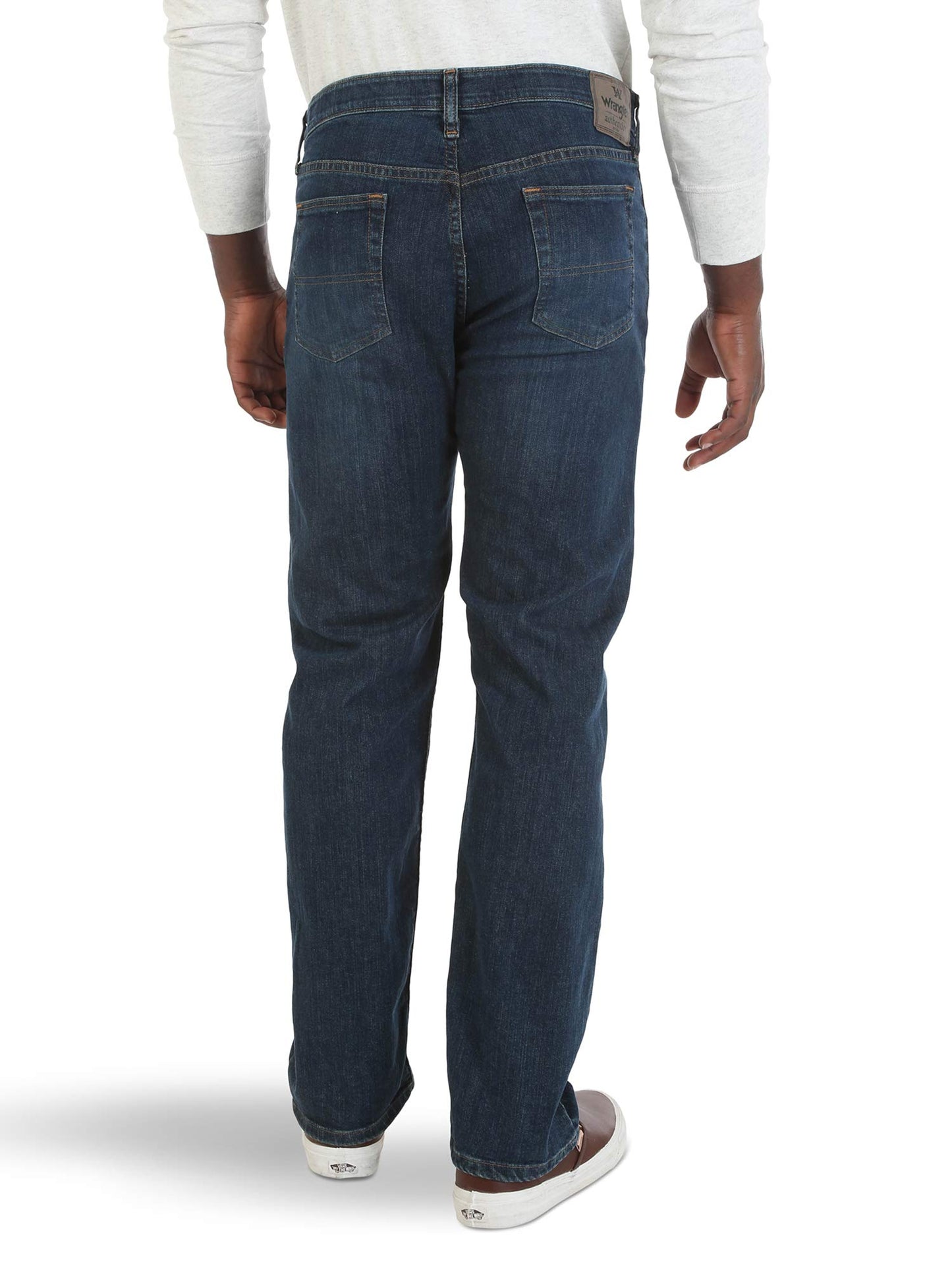 Wrangler Authentics Men's Big & Tall Comfort Flex Waist Relaxed Fit Jean, Carbon, 52W X 32L