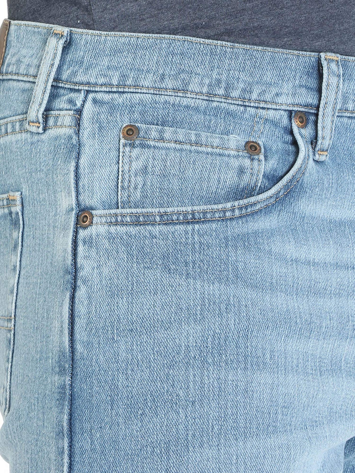 Wrangler Authentics Men's Classic 5-Pocket Relaxed Fit Jean, Stonewash Flex, 38W x 30L