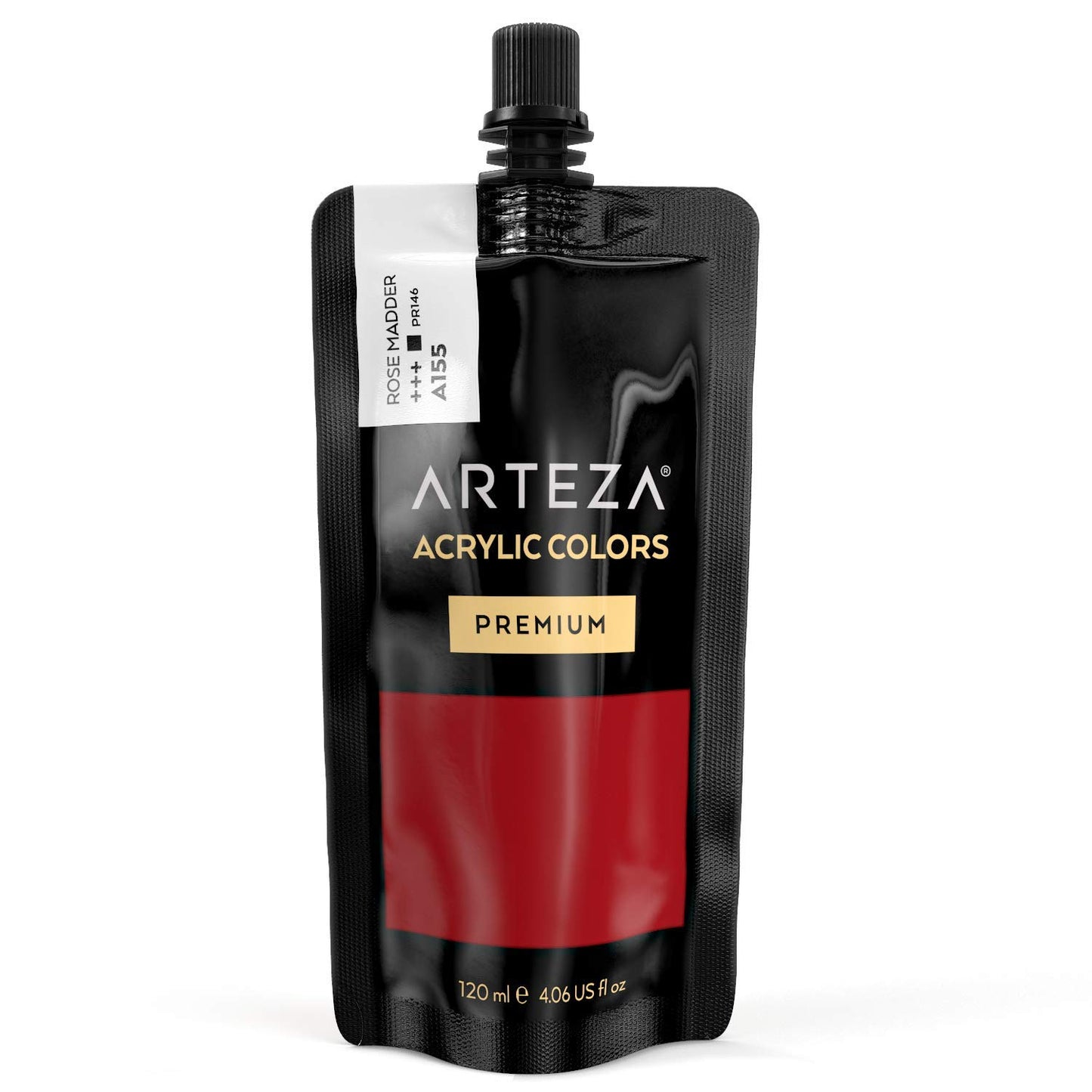 Arteza Acrylic Paint, 4oz Tube - Rose Madder A155