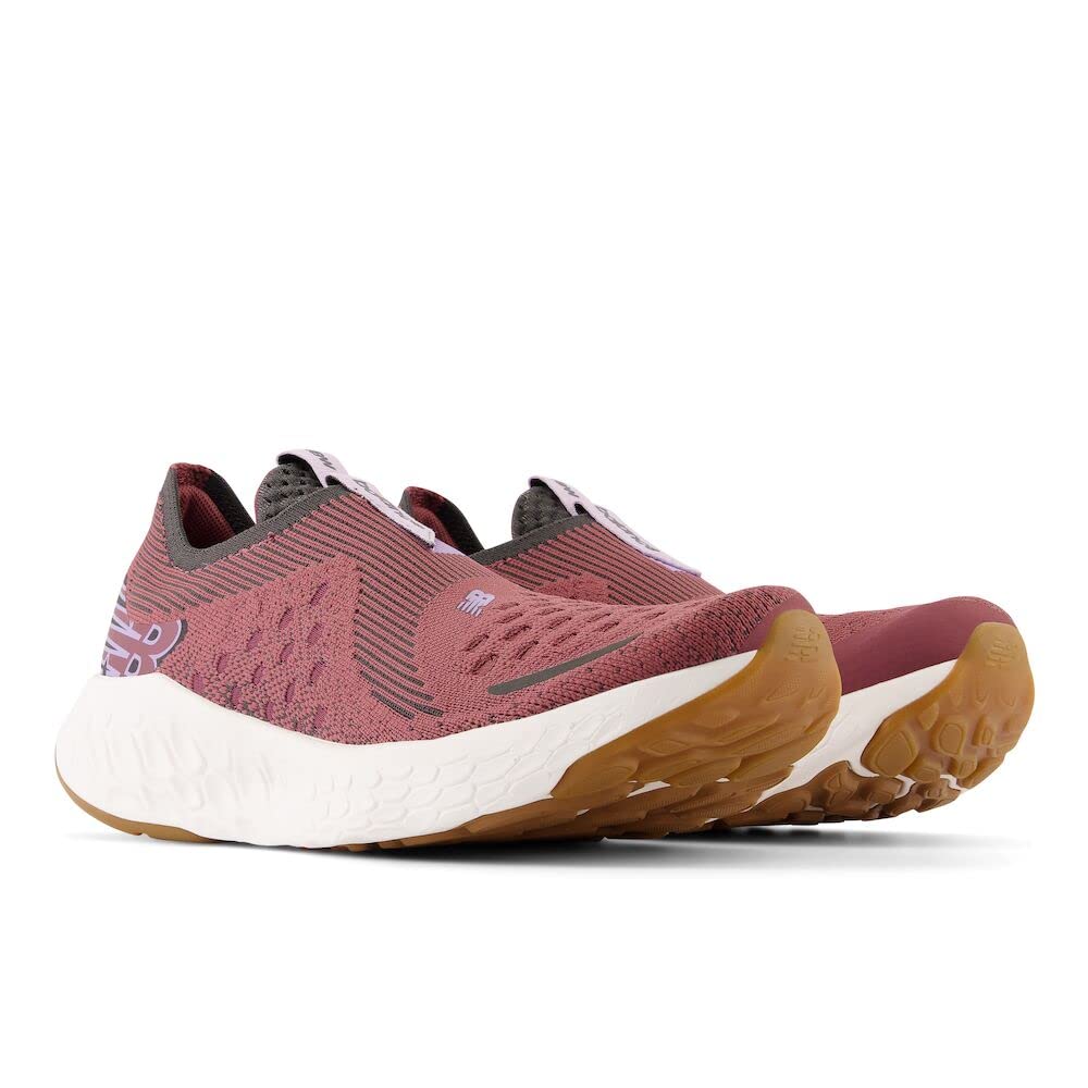 New Balance Women's Fresh Foam X 1080 Unlaced V1 Running Shoe, Washed Burgundy/Blacktop, 8