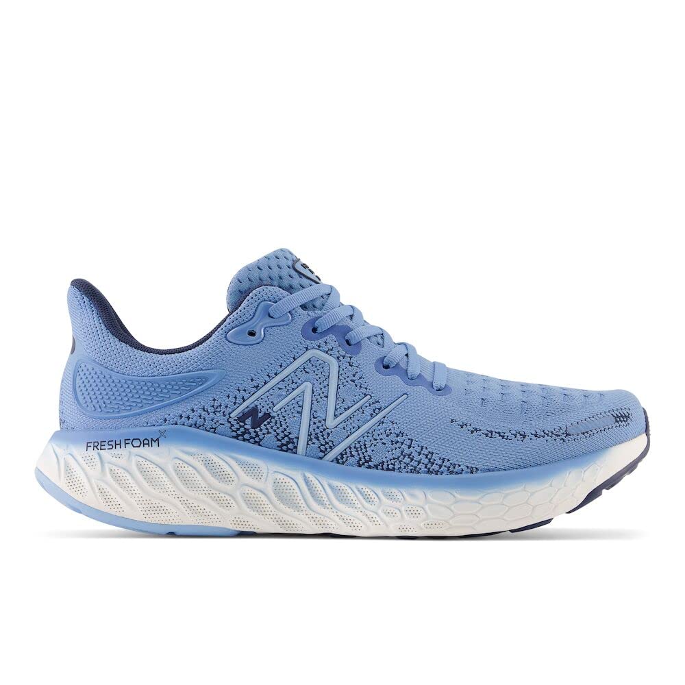 New Balance Men's Fresh Foam X 1080 V12 Running Shoe, Blue/Nb Navy/Blue Haze, 8