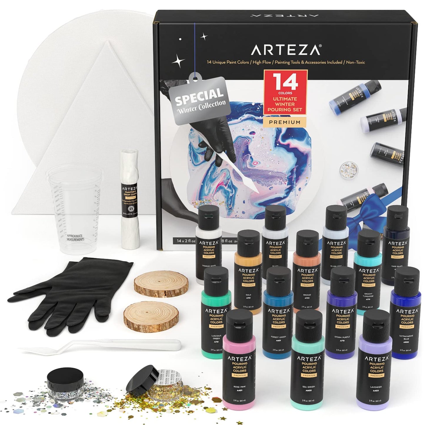 Arteza Pouring Art Starter Kit