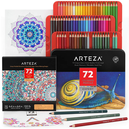 Arteza Mandala Coloring Art Set