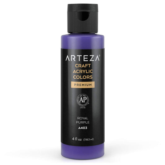 Arteza Craft Acrylic Paint, 4oz Bottle - A403 Royal Purple