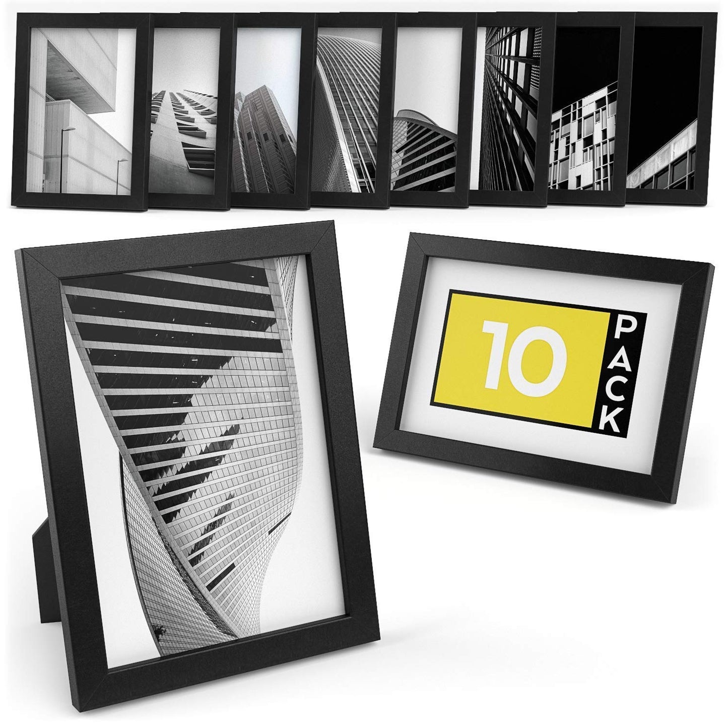 Arteza Premium Picture Frames, 6" x 8" – Pack of 6