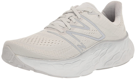 New Balance Women's Fresh Foam X More V4 Running Shoe, Summer Fog/Rain Cloud, 12