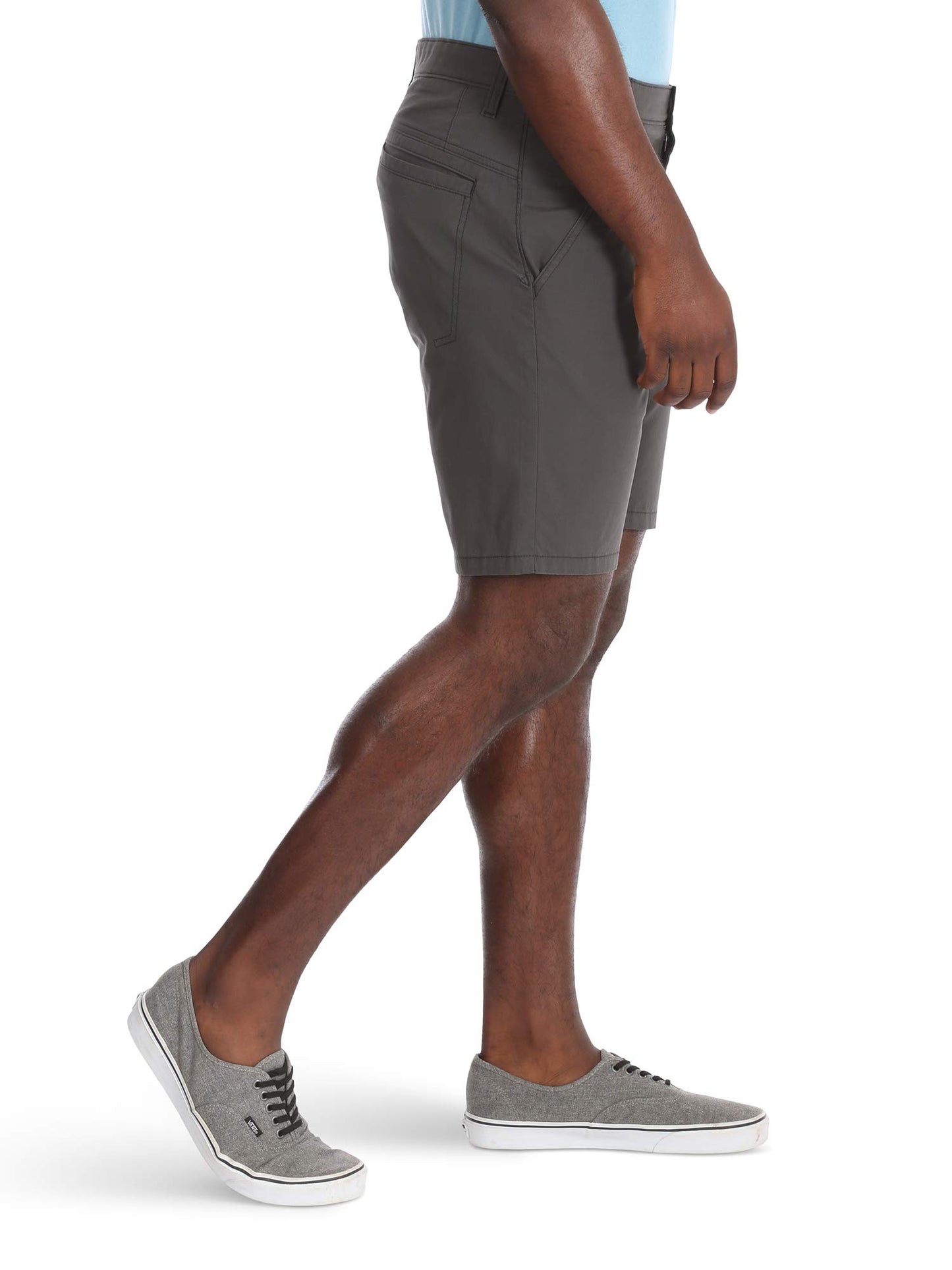 Wrangler Authentics Men's Performance Comfort Flex Flat Front Short, Anthracite, 36
